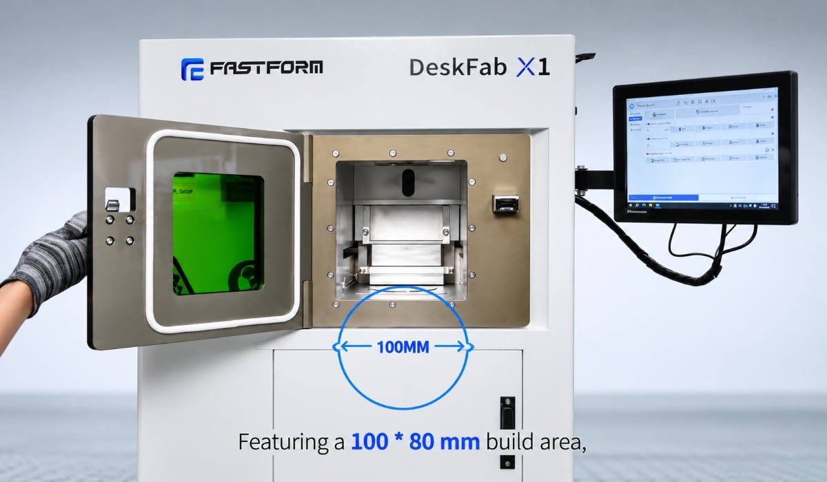 Рабочая область 3D-принтера FastForm DeskFab X1