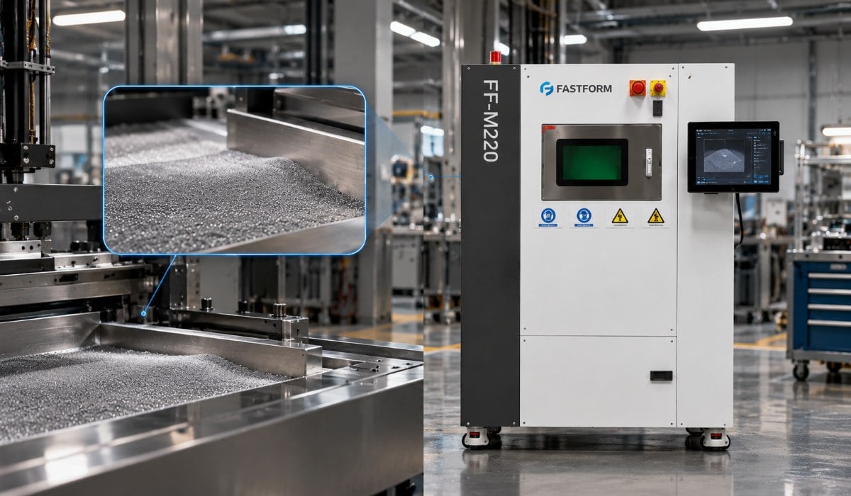 Механизм нанесения металлического порошка и промышленный 3D-принтер FastForm FF-M220 H