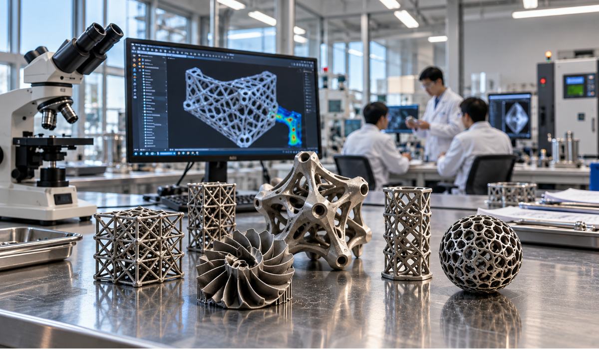 Komplexe Metallteile und zahnärztliche Konstruktionen, hergestellt durch SLM-3D-Druck