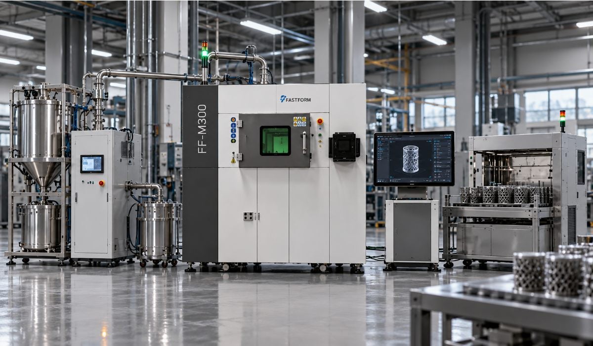 Industrial metal 3D printer FastForm FF-M300 500W×4 with four lasers