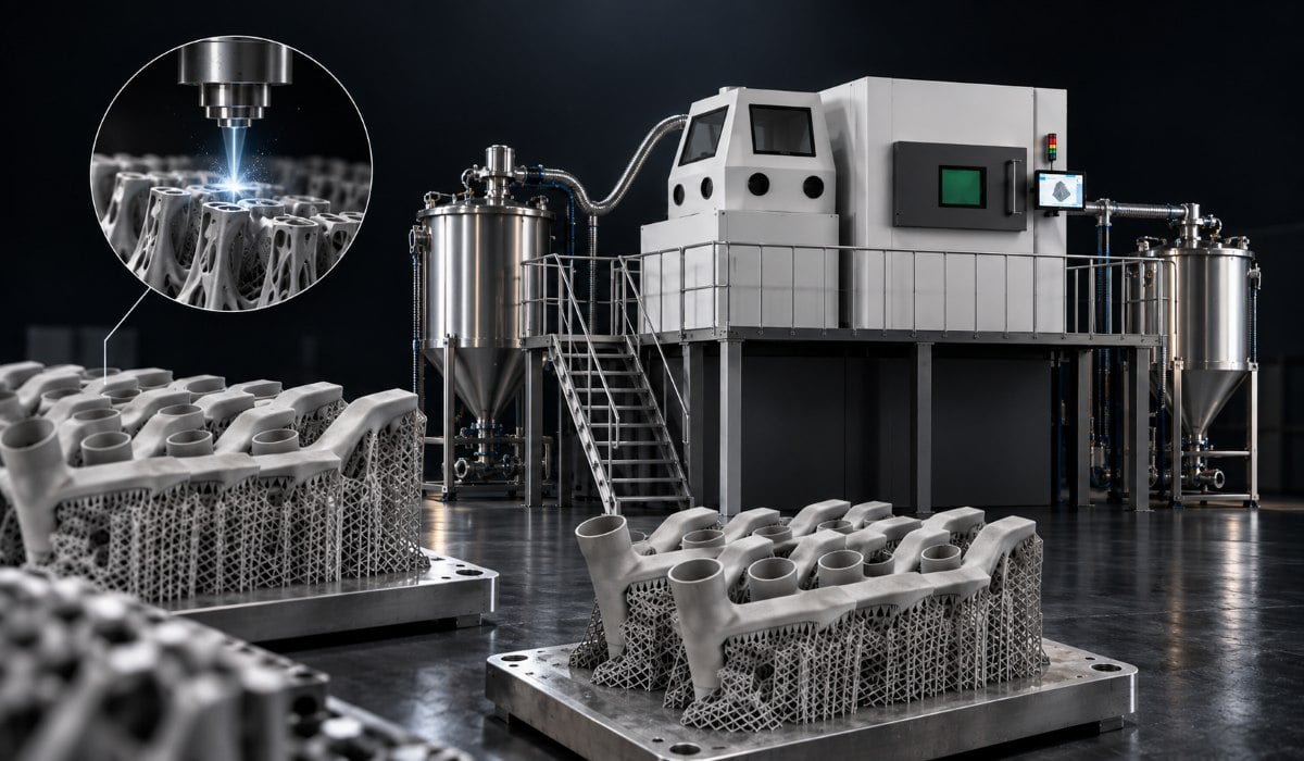 Produkcja seryjna części metalowych na FastForm FF-M800