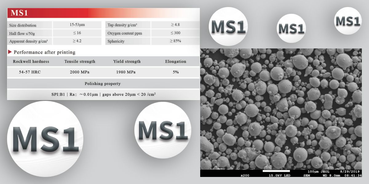 IMT MS1 Сферичний металевий порошок для 3D-друку