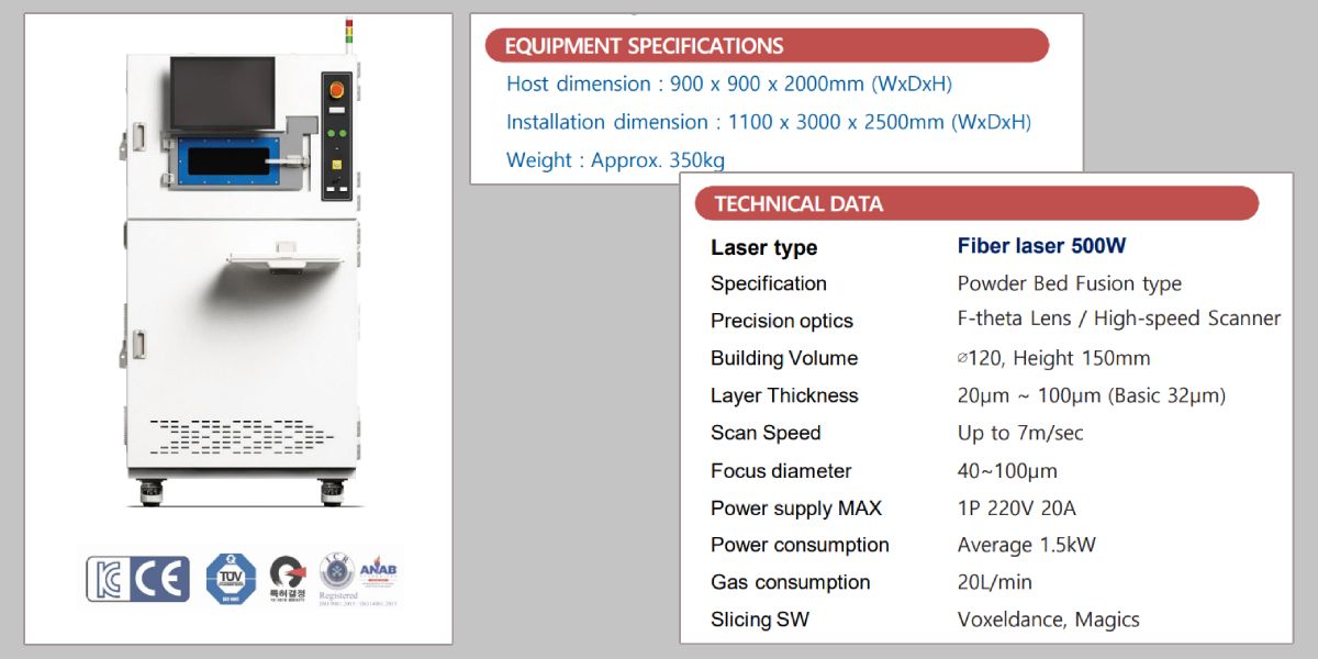 3D принтер по металу Metal3D Metalsys 180, характеристики