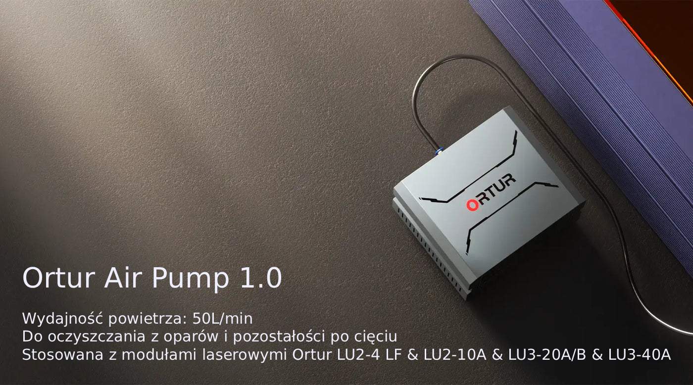 Pompa powietrza do grawerów Ortur Air Pump OAP1.0, kompatybilność