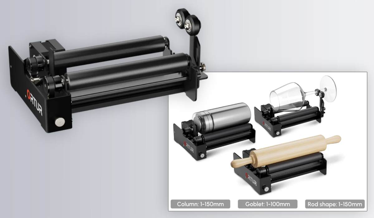 Ротаційний валик Ortur YRR 3.0 для циліндрів, фото