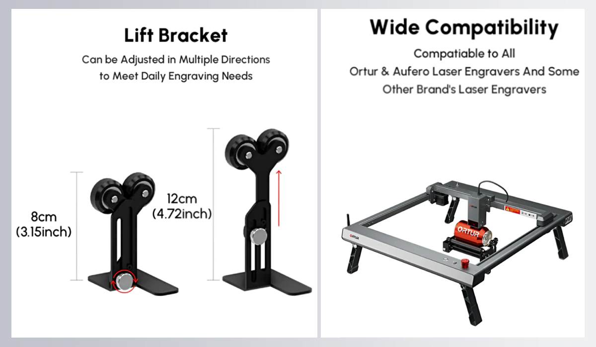Ortur YRR 3.0 для циліндричного гравіювання: розширення можливостей