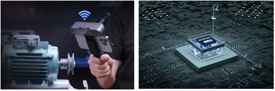 Оснащений 9-осьовим IMU