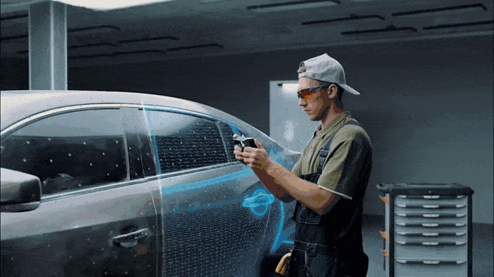 Revopoint Miraco standalone 3D scanner in continuous mode