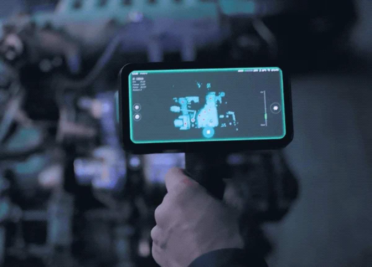 Autonomous scanning mode of SHINING 3D scanner
