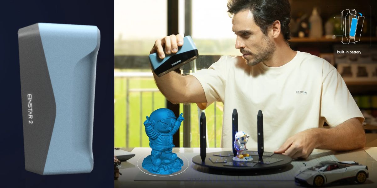 3D сканер SHINING 3D Einstar 2 у роботі