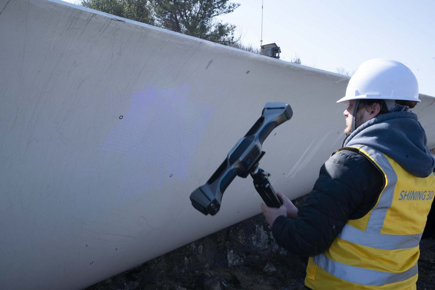 Беспроводное сканирование мастабных объектов