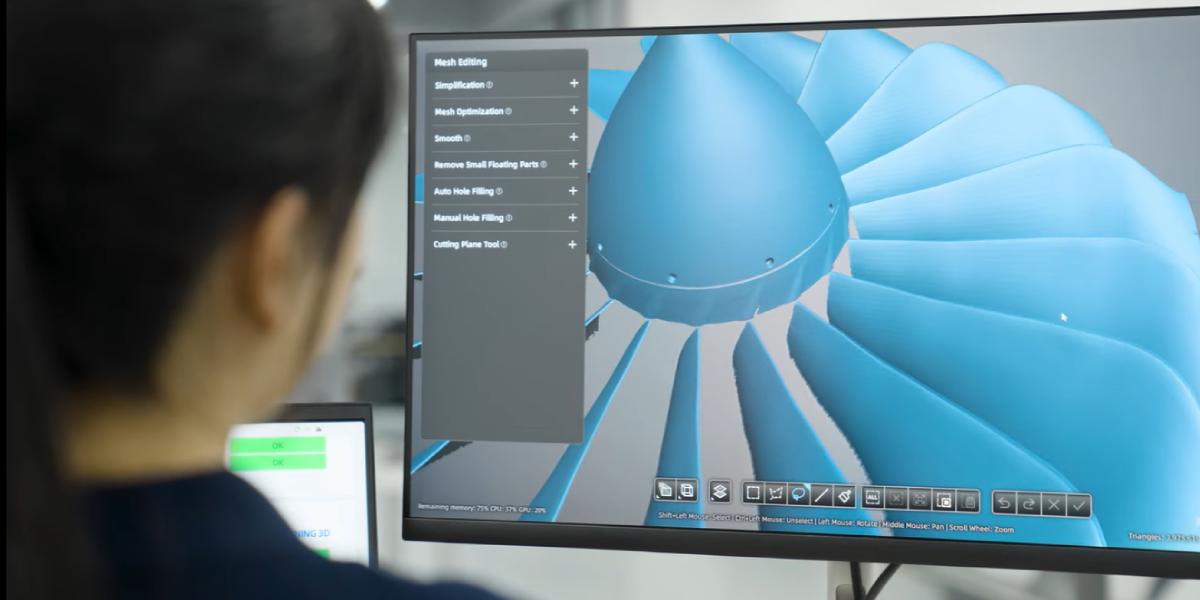 Post-processing of digital copies using software