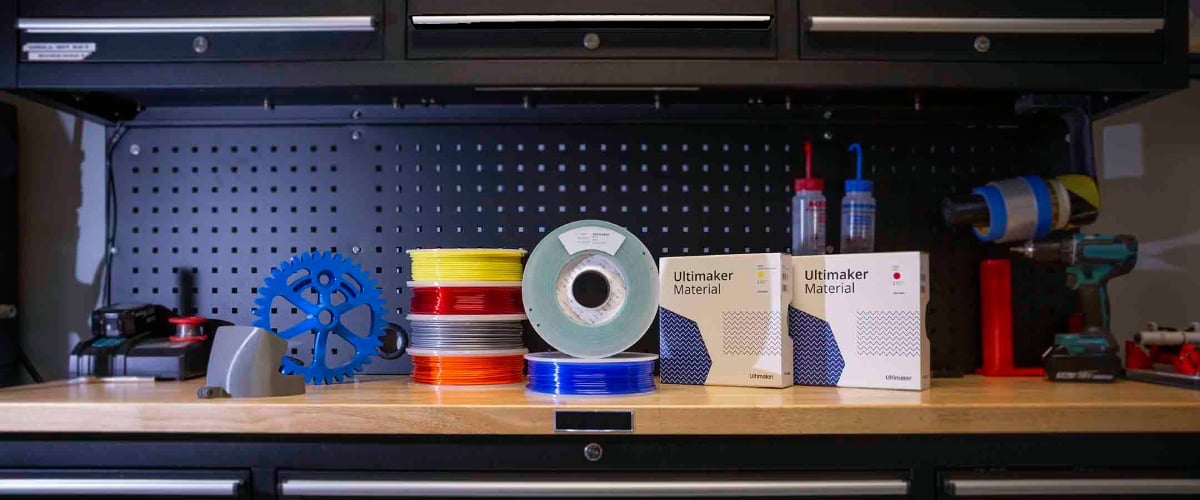 Ultimaker PVA Yellow filament for 3D printing