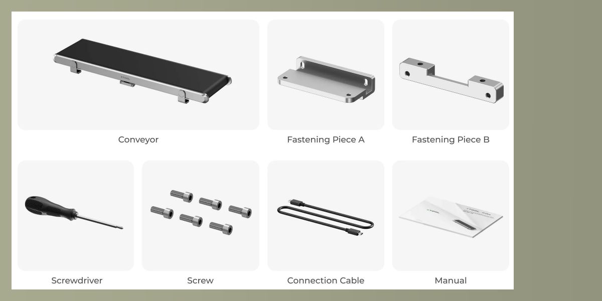 Що йде в комплекті до транспортера xTool