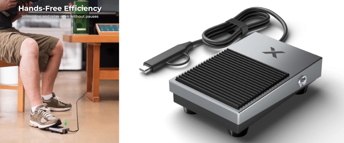 Controlling xTool F1 engravers with a Foot Pedal Switch