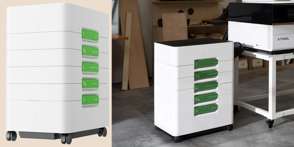 Air purifier for laser engravers, photo