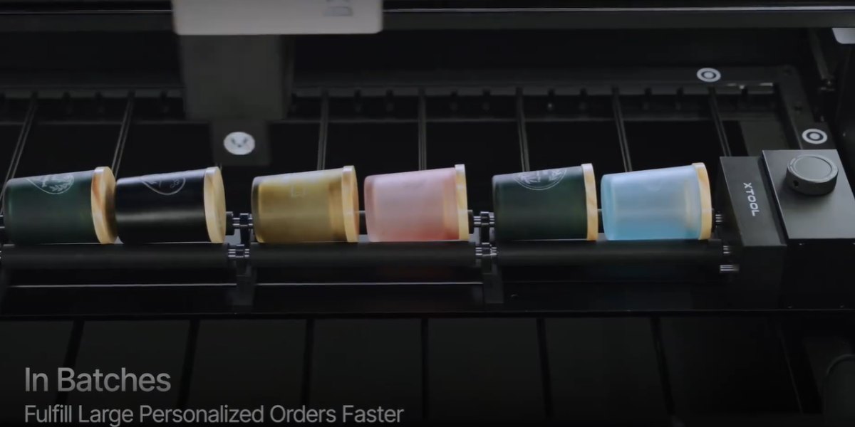 xTool RA3: можливість пакетного гравіювання