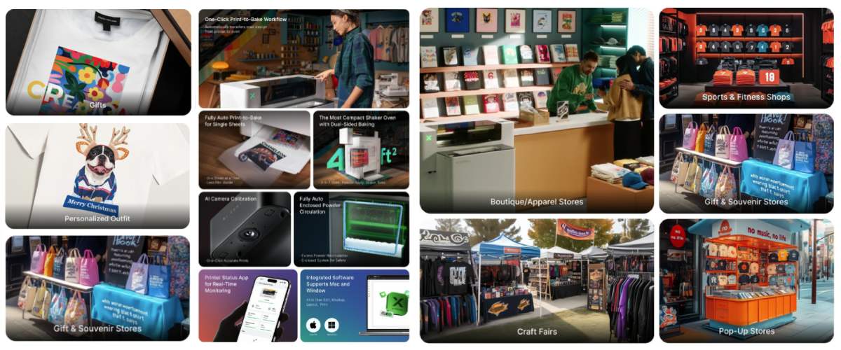 xTool Apparel Printer: простий друк на текстилі