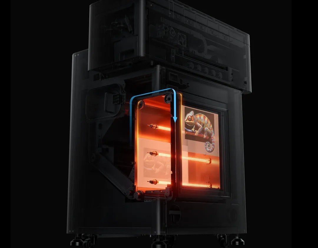 xTool OS1 автоматична піч із шейкером для DTF-друку