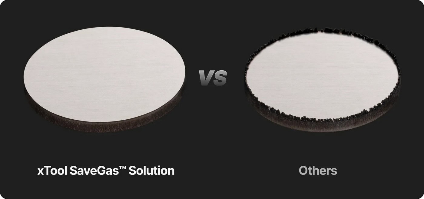 Різання без задирок нержавіючої сталі 5 мм лише за 6 бар