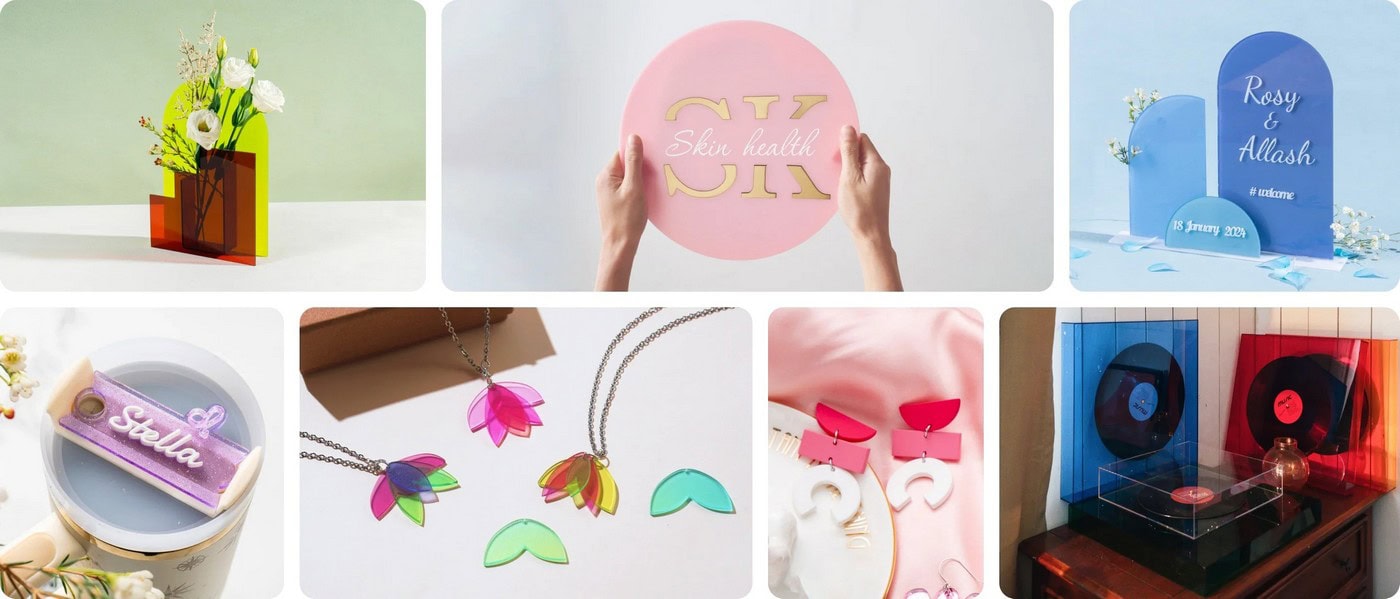 Лазерний різак та гравер xTool P2S працює з усіма кольорами акрилу