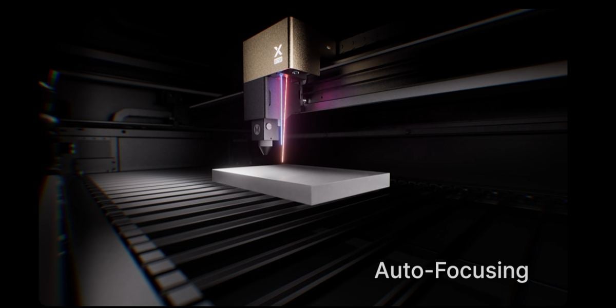 Autofocus ensures precise engraving