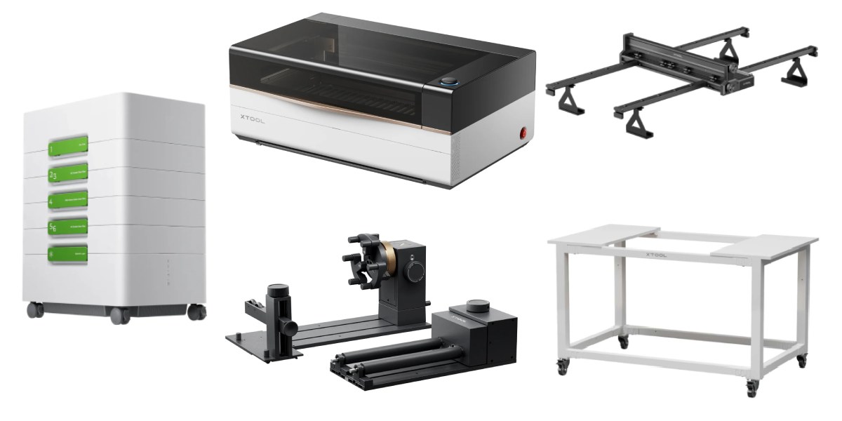 xTool P3 80W All-in-One Bundle, фото комплекту