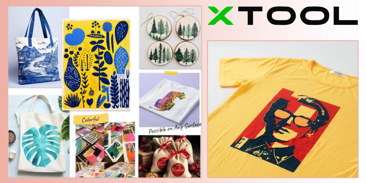 xTool Рама для трафаретного друку нової версії: новий рівень якості друку