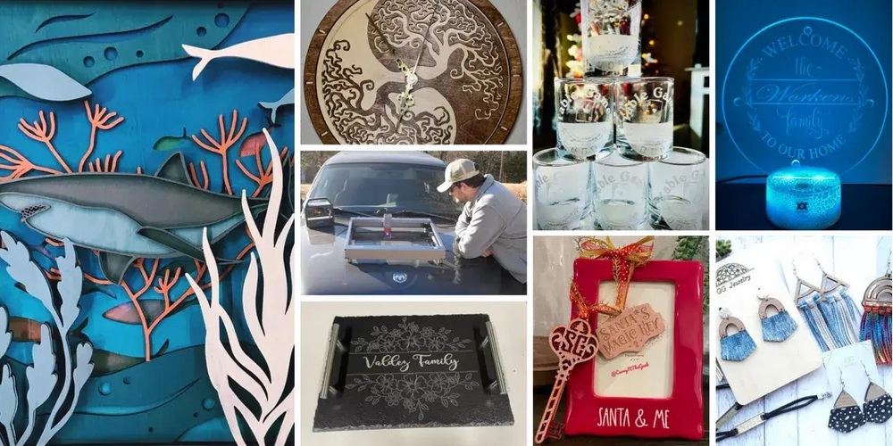 Bringing many ideas to life with xTool D1. Laser engraving and cutting machine