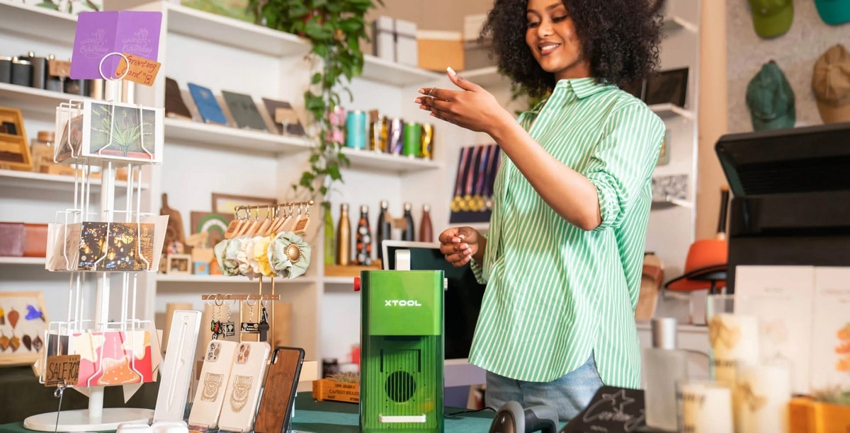 Портативний лазерний гравер xTool F1 - застосування