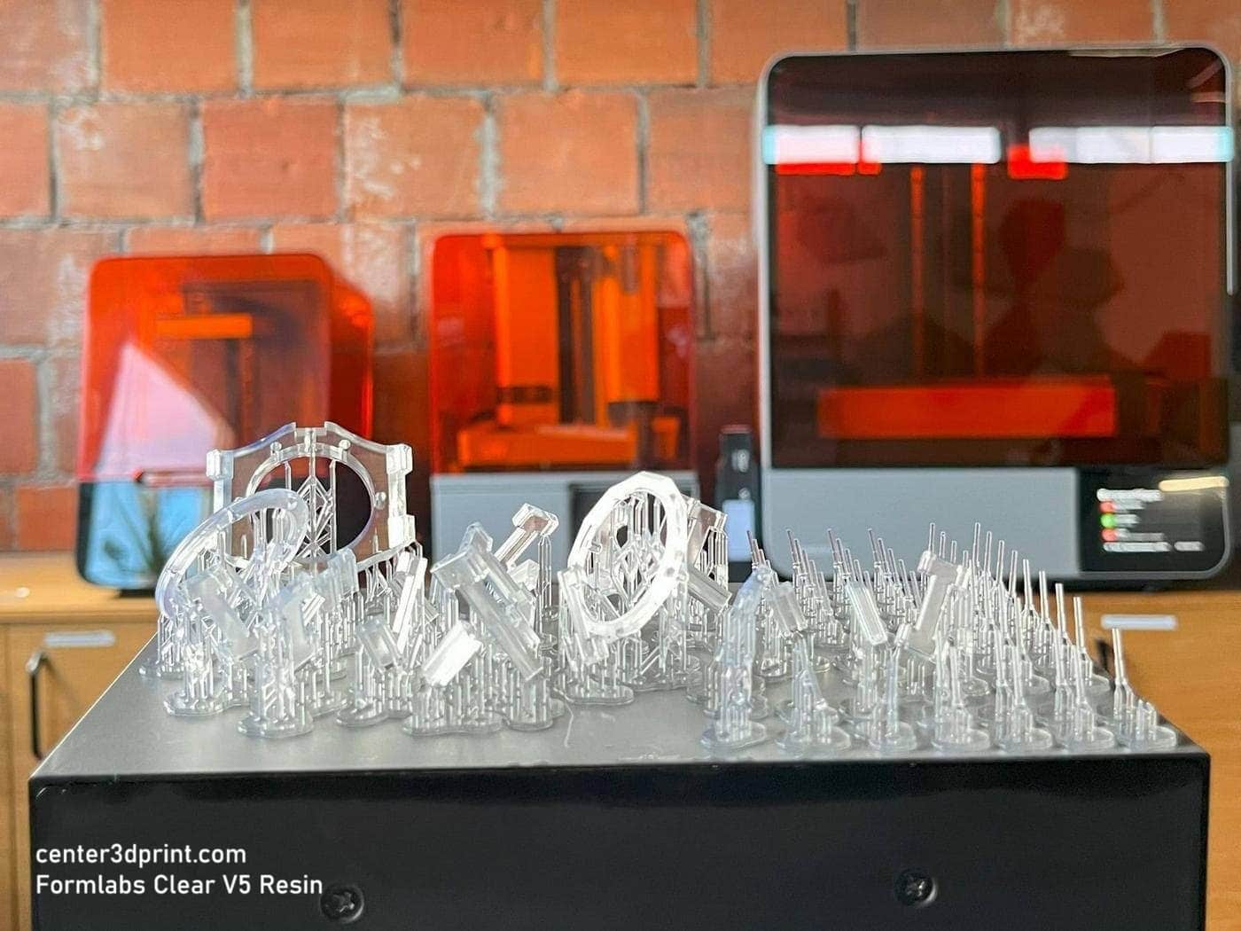 Kaufen Sie hochtransparentes Clear Resin V5 bei Center 3D Print